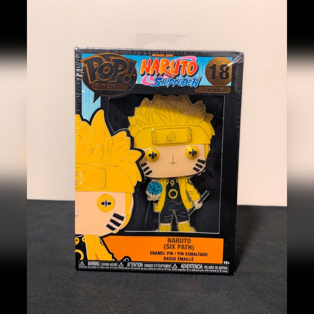 Shonen Jump Shippuden, Naruto (Six Path) #18 - Funko Pop! Enamel Pin
